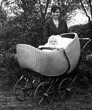 Bob In His Wicker Carriage